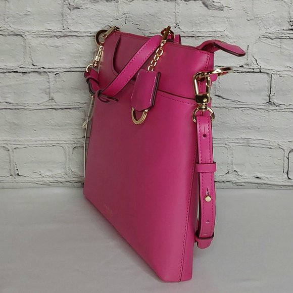 'RADLEY LONDON' 'SCOTTIE' LEATHER TOP ZIP CROSSBODY BAG CONCEAL KEY FOB - Picture 3 of 16